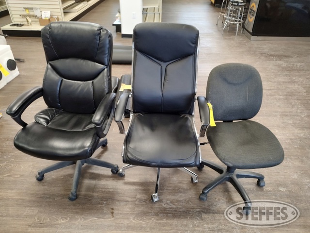 (3) Office chairs